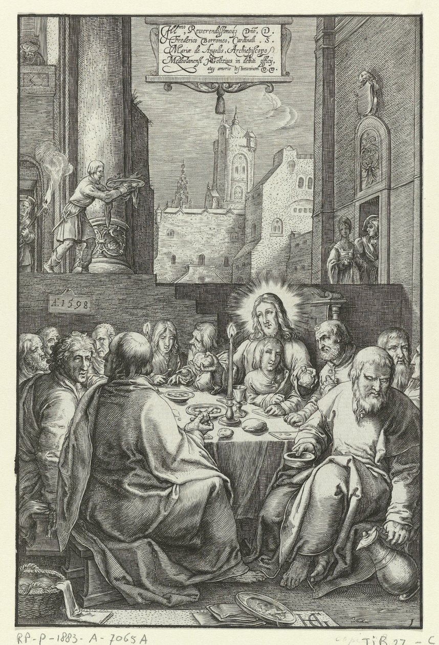 Das letzte Abendmahl von Ludovicus Siceram