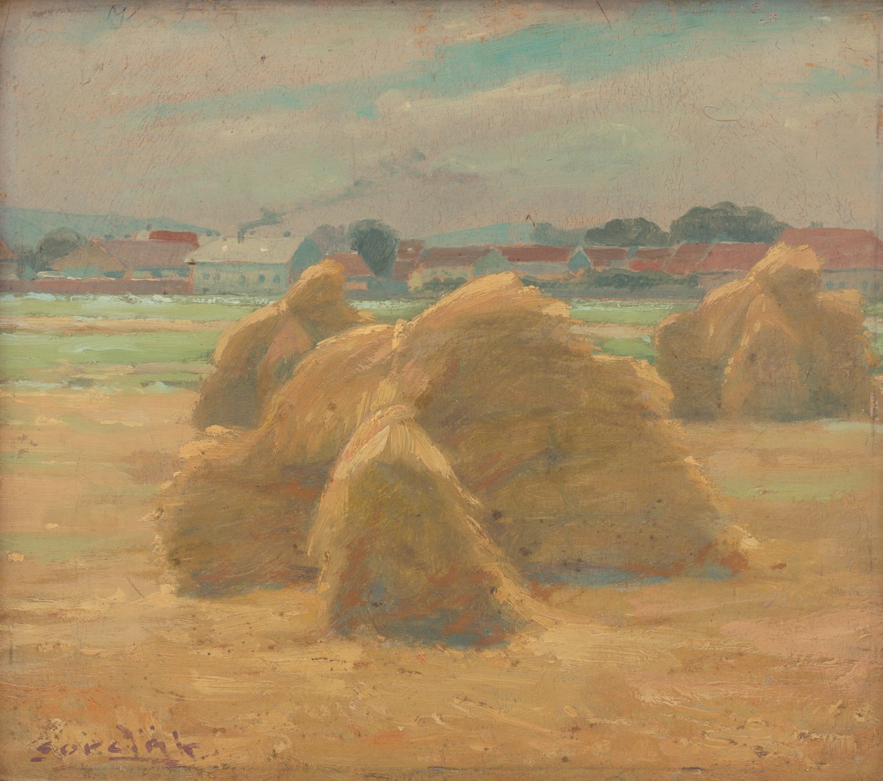 Ernte, ca. 1910 von Ludovit Cordak