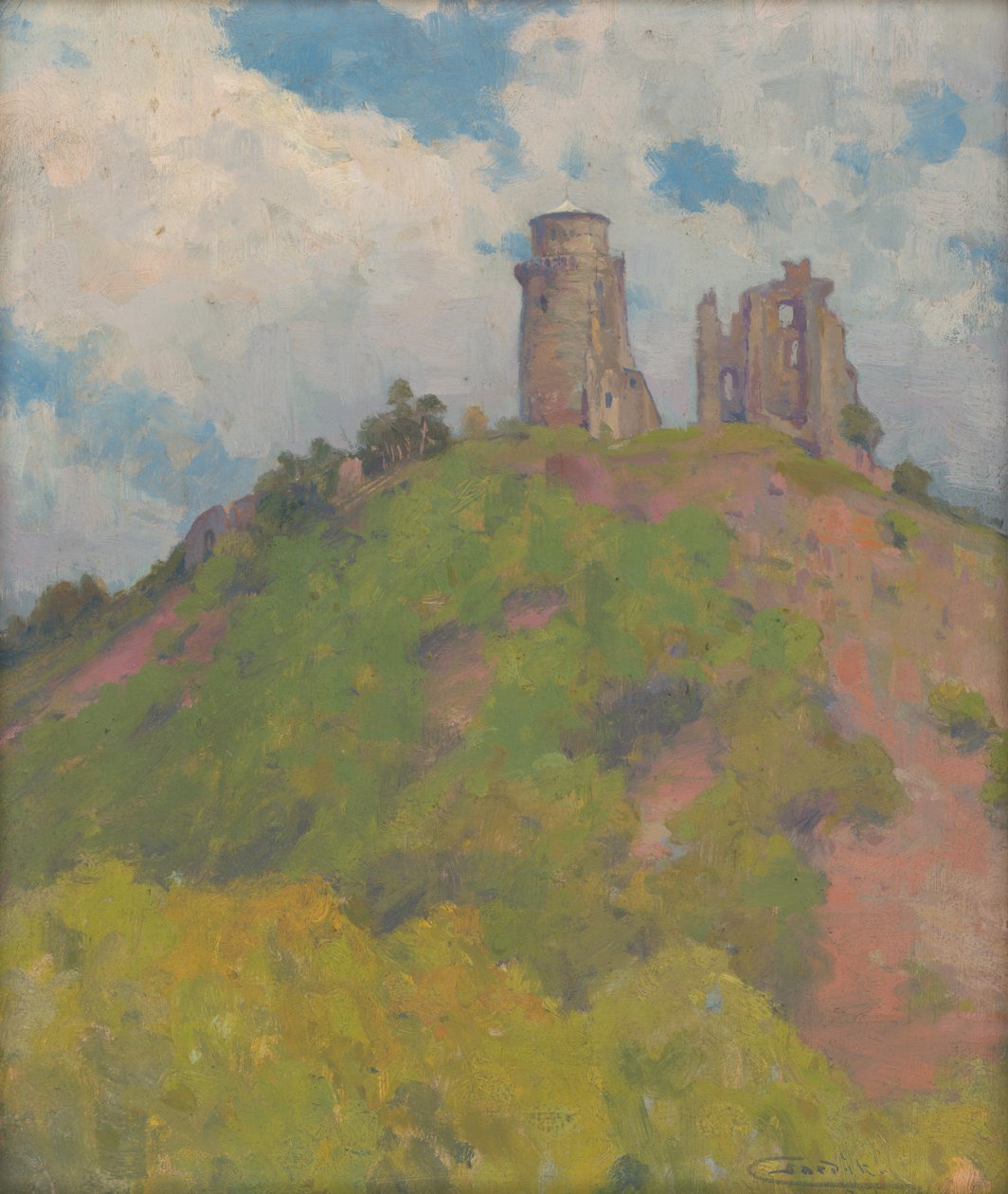Ruinen von Schloss Slanec von Ludovit Cordak