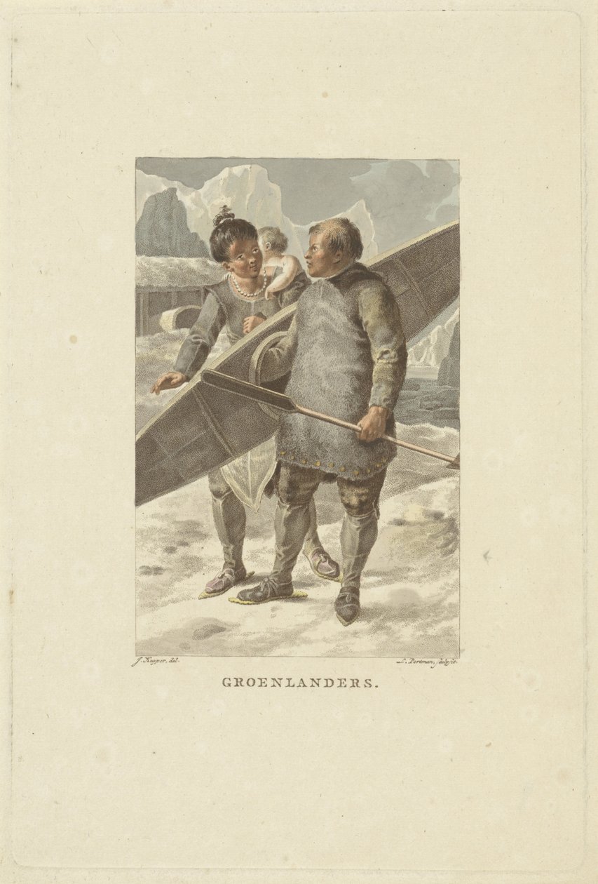 Bewohner von Grönland von Ludwig Gottlieb Portman