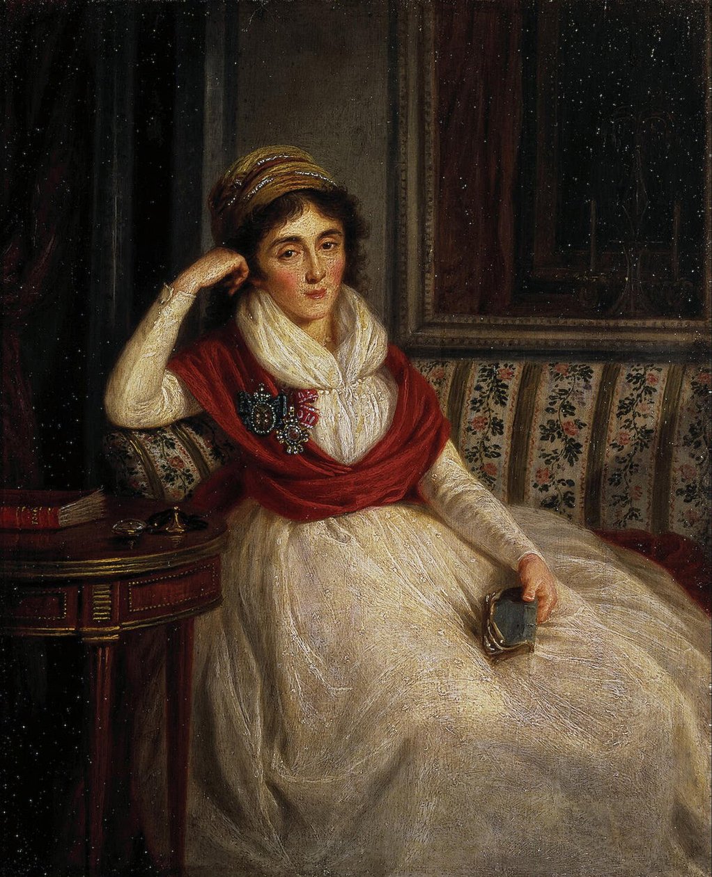 Porträt von Prinzessin Ekaterina Ilyinichna Golenishcheva-Kutuzova 1754-1824, 1797 von Ludwig Guttenbrunn