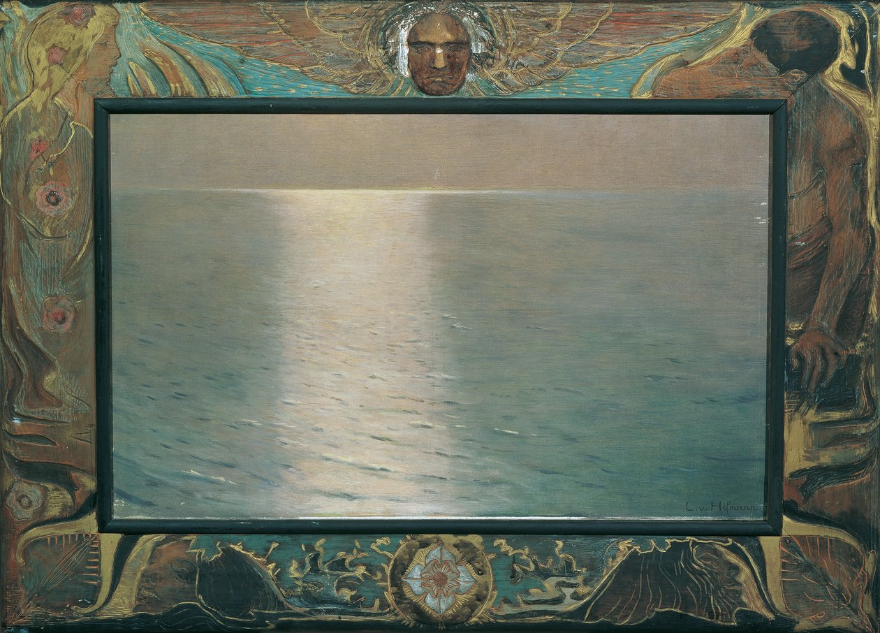 Largo (Sonnenuntergang), ca. 1898 von Ludwig von Hofmann