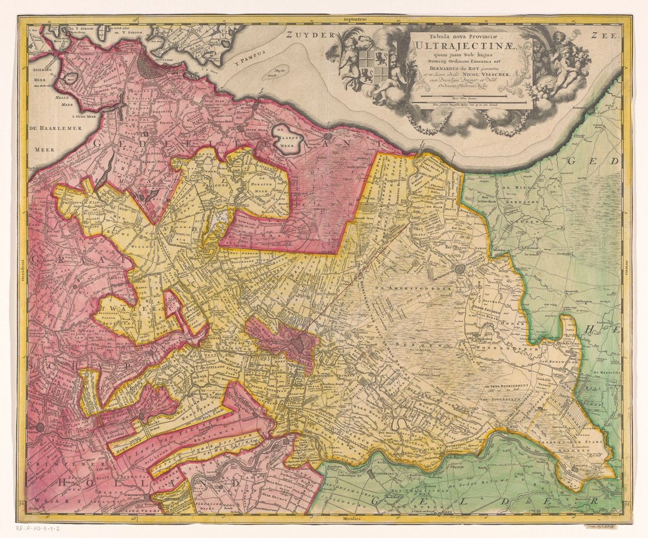 Karte der Provinz Utrecht von Luggert van Anse