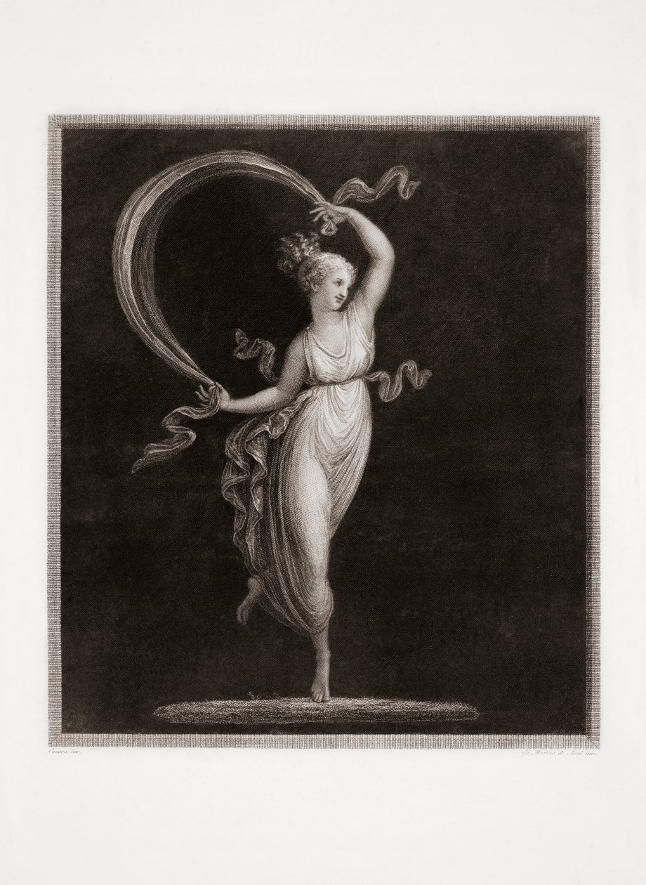 Tanz. Graviert von Luigi Cunego. Entwurf von Antonio Canova von Luigi Cunego