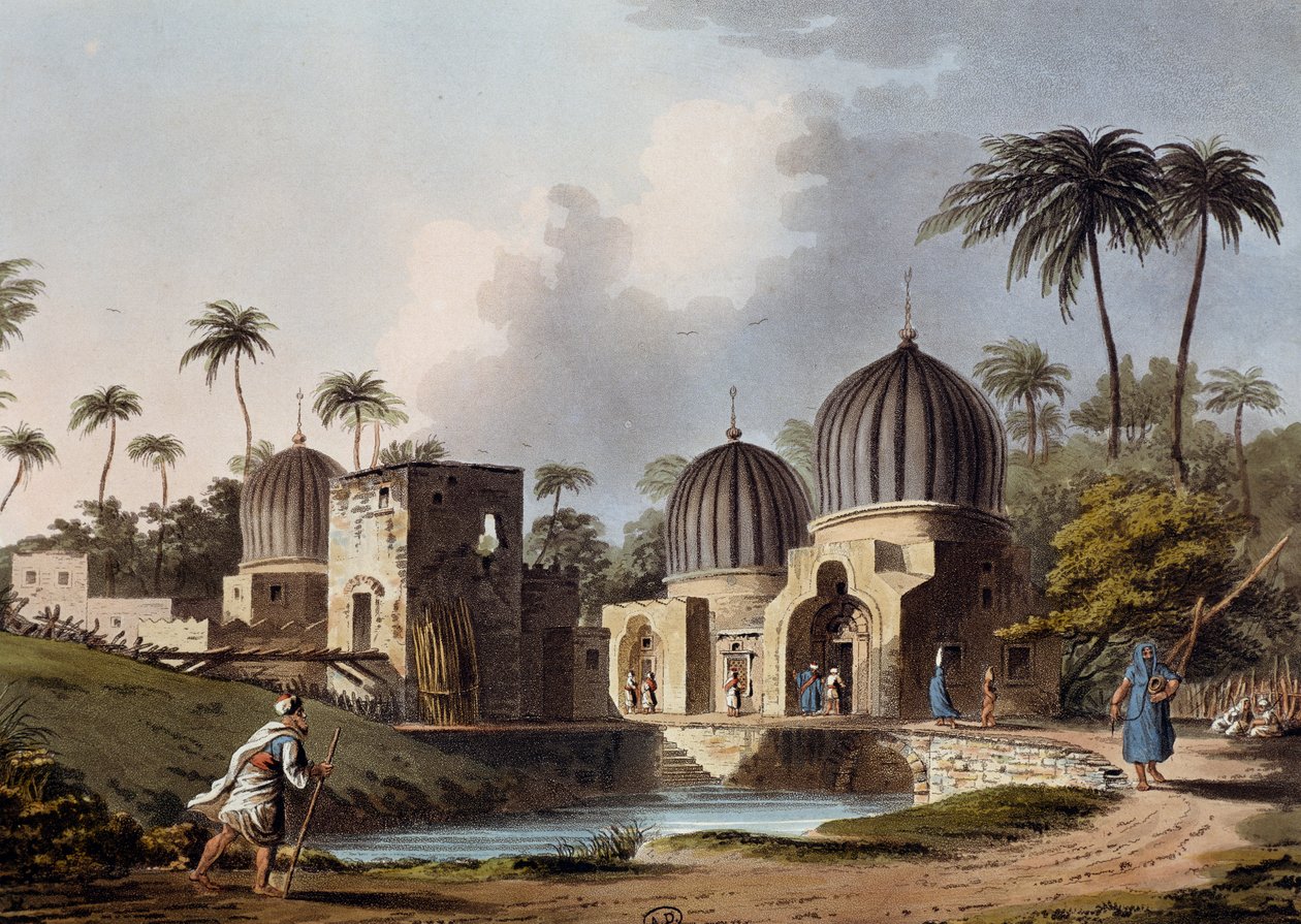 Gräber der arabischen Heiligen in Rosetta von Luigi Mayer
