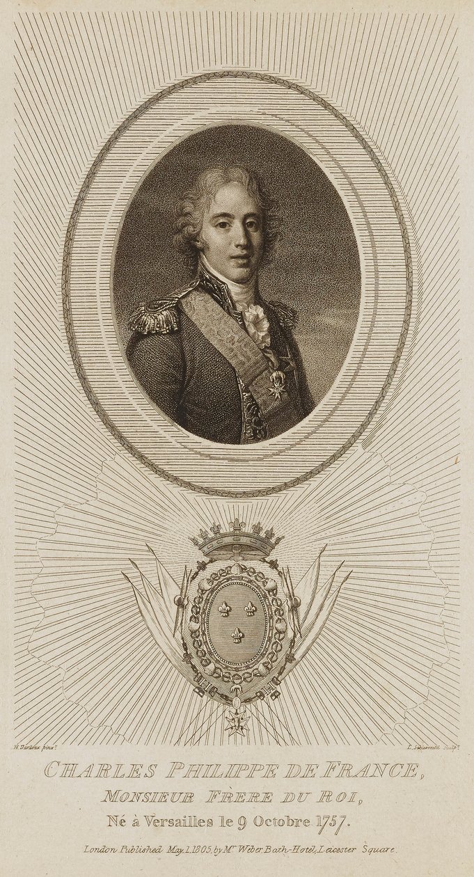 Charles Philippe von Frankreich von Luigi Schiavonetti