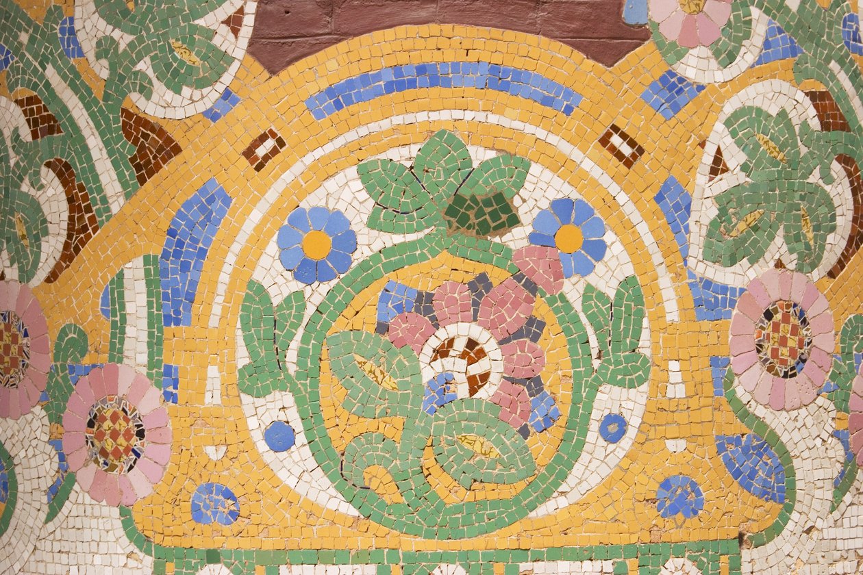 Mosaikdetail, 1908 von Luis Domenech i Montaner