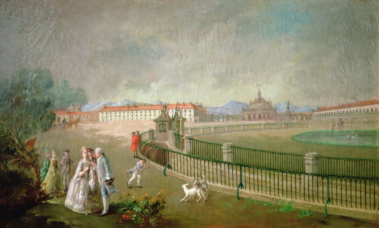 Platz des Heiligen Antonius, Aranjuez von Luis Paret y Alcazar