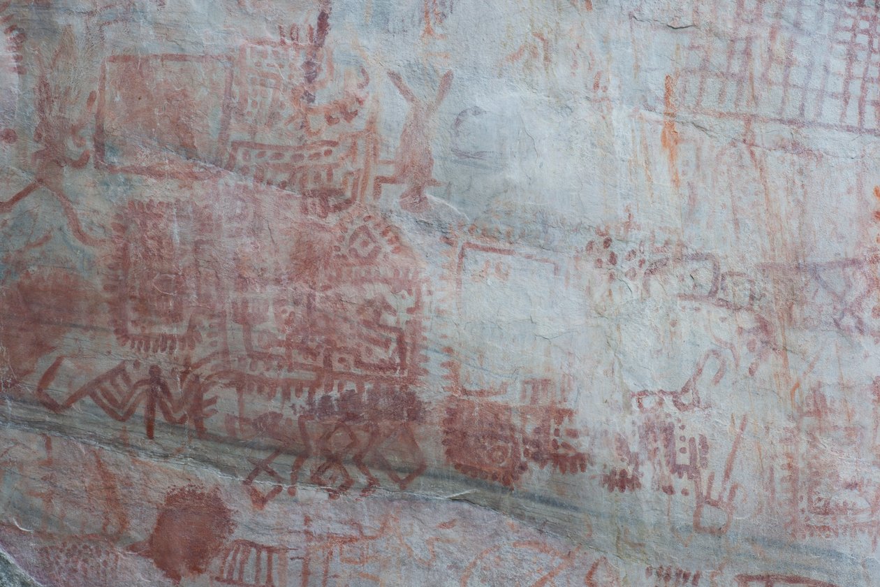 Piktografie, Faical, San Ignacio, Cajamarca, Peru von Luis Rosendo.