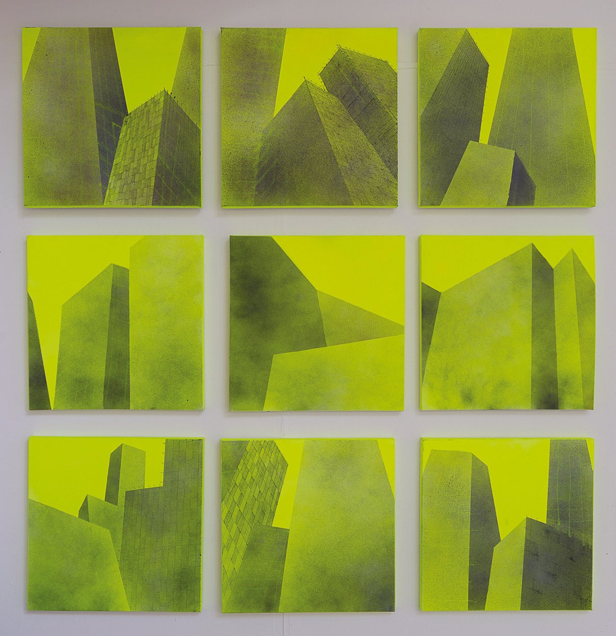 Konstruktierte Serie I - IX, 2014 von Luke M Walker