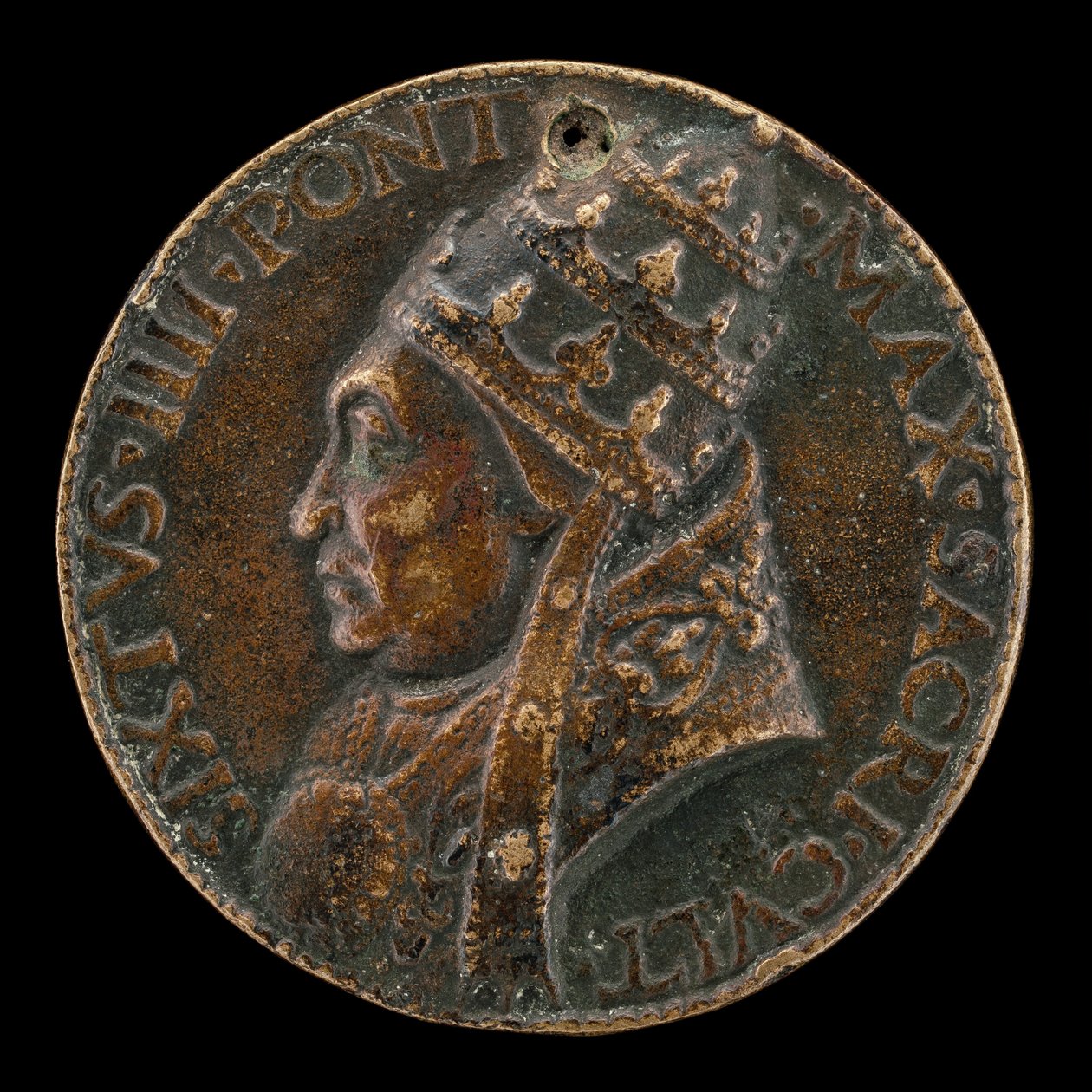 Sixtus IV Francesco della Rovere, 1414-1484, Papst 1471 [Vorderseite] von Lysippus Junior
