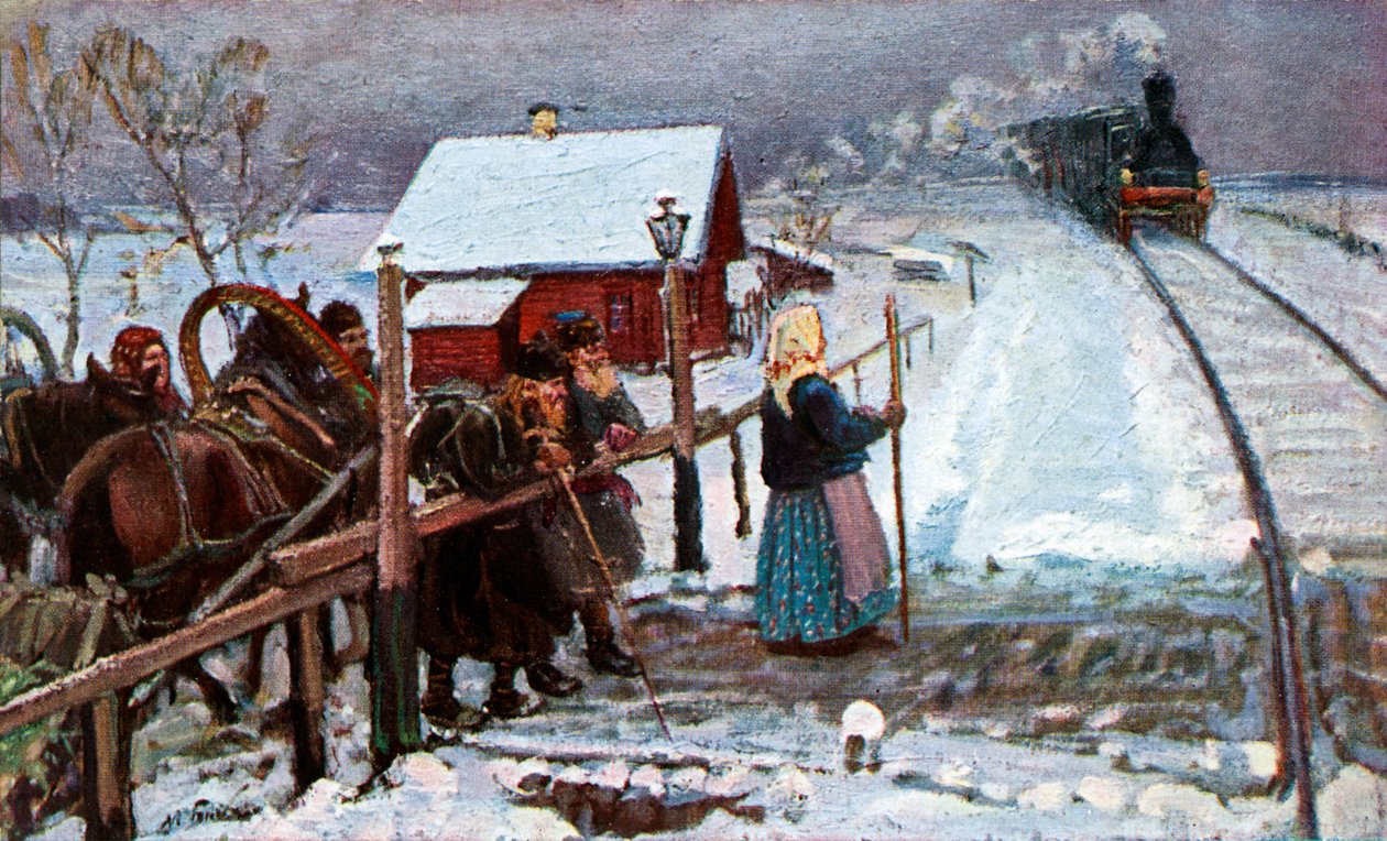 Dampflokomotive in Russland von M. Bosquine