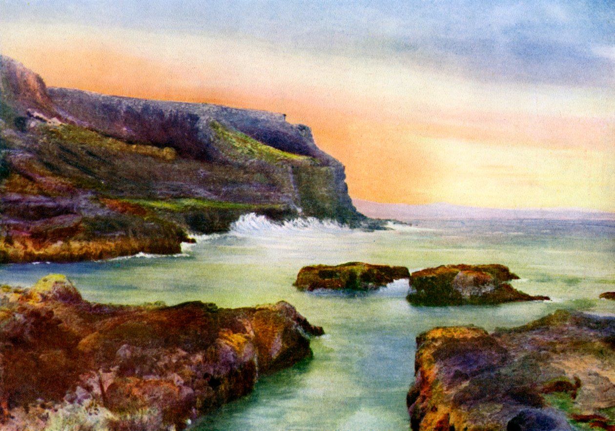 Die Klippe, Castlerock, Londonderry, Nordirland, 1924-1926 von MC Green