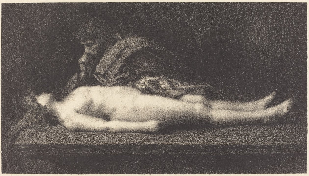 Levit von Ephraim und seine tote Frau von M.G. Fuchs after Jean Jacques Henner