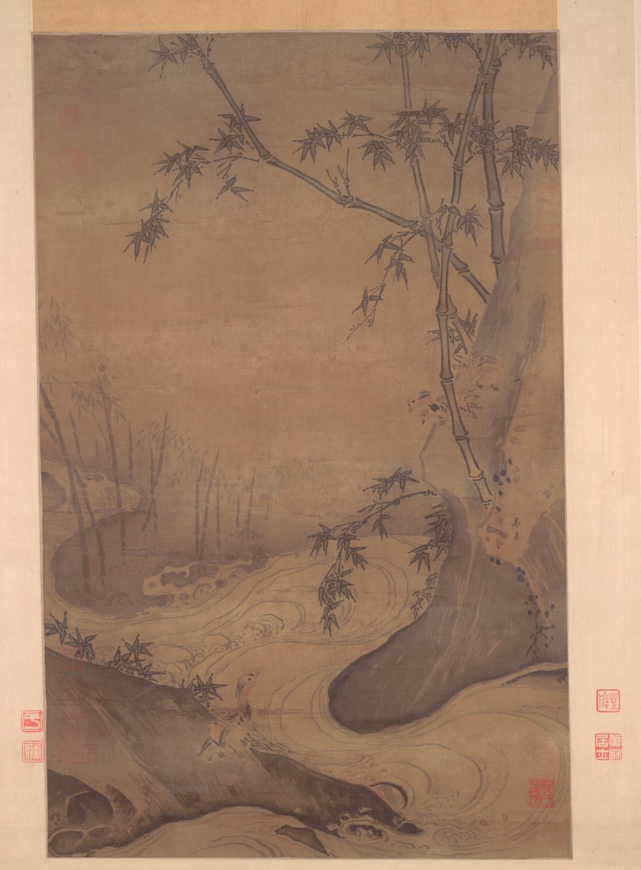 Bambus und Enten an einem rauschenden Bach, 1127-1279 von Ma Yüan