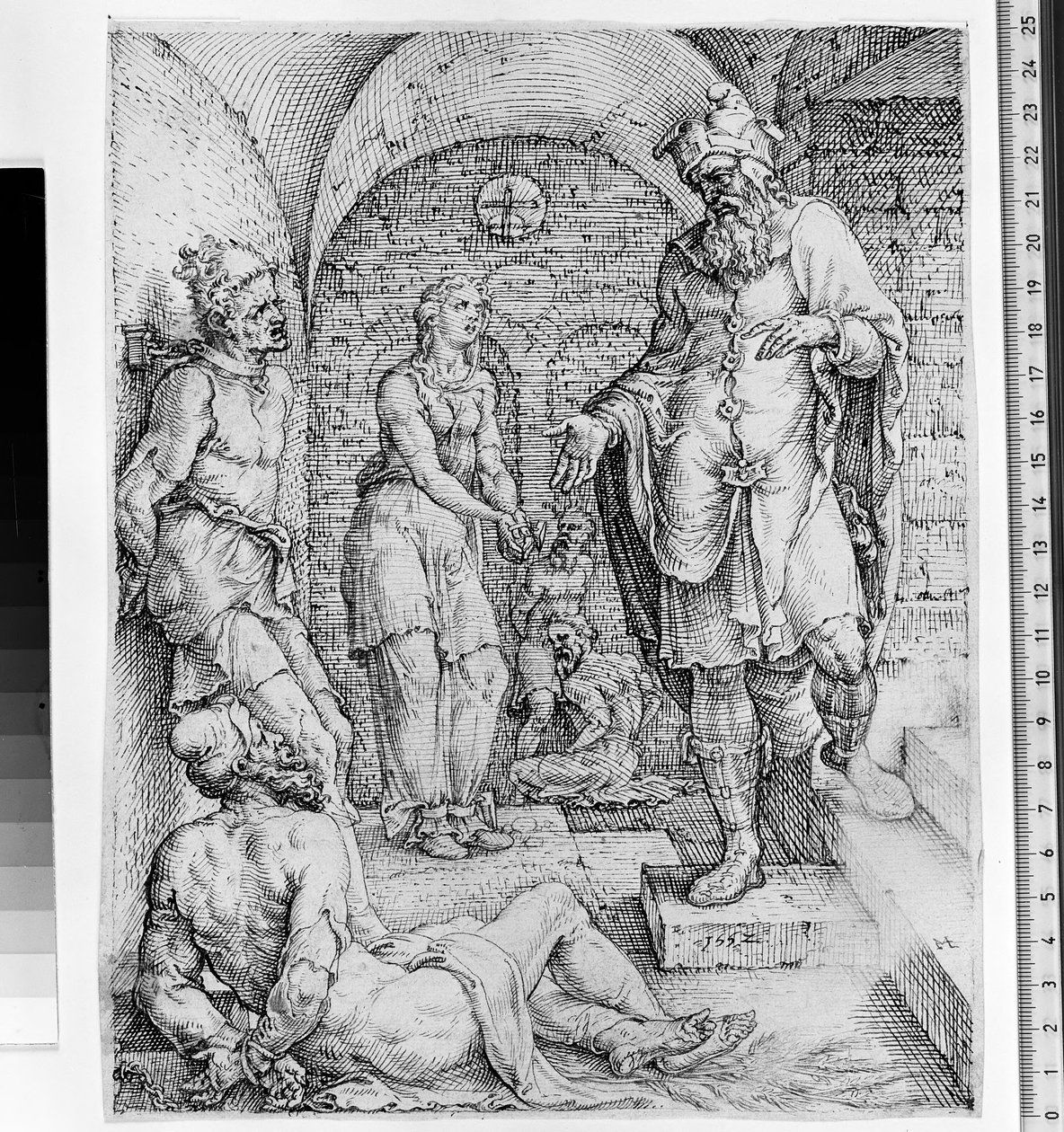 Die Befreiung der Gefangenen von Maarten van Heemskerck