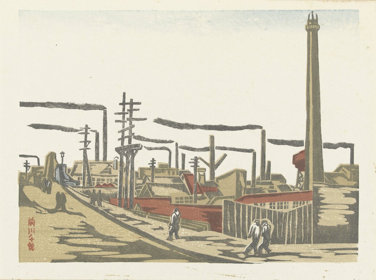 Fukagawa Industriegebiet von Maekawa Senpan