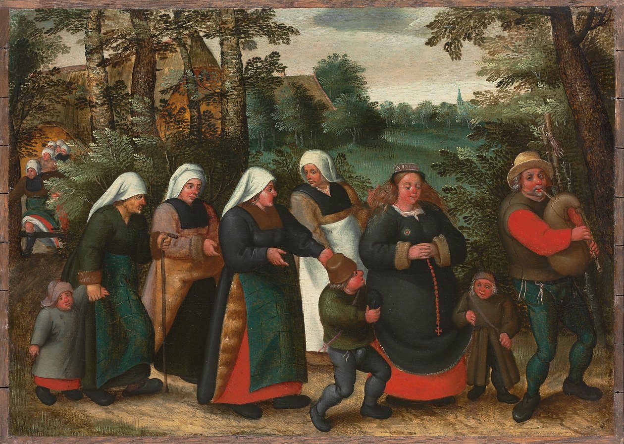 Die Prozession der Braut von Maerten van Cleve