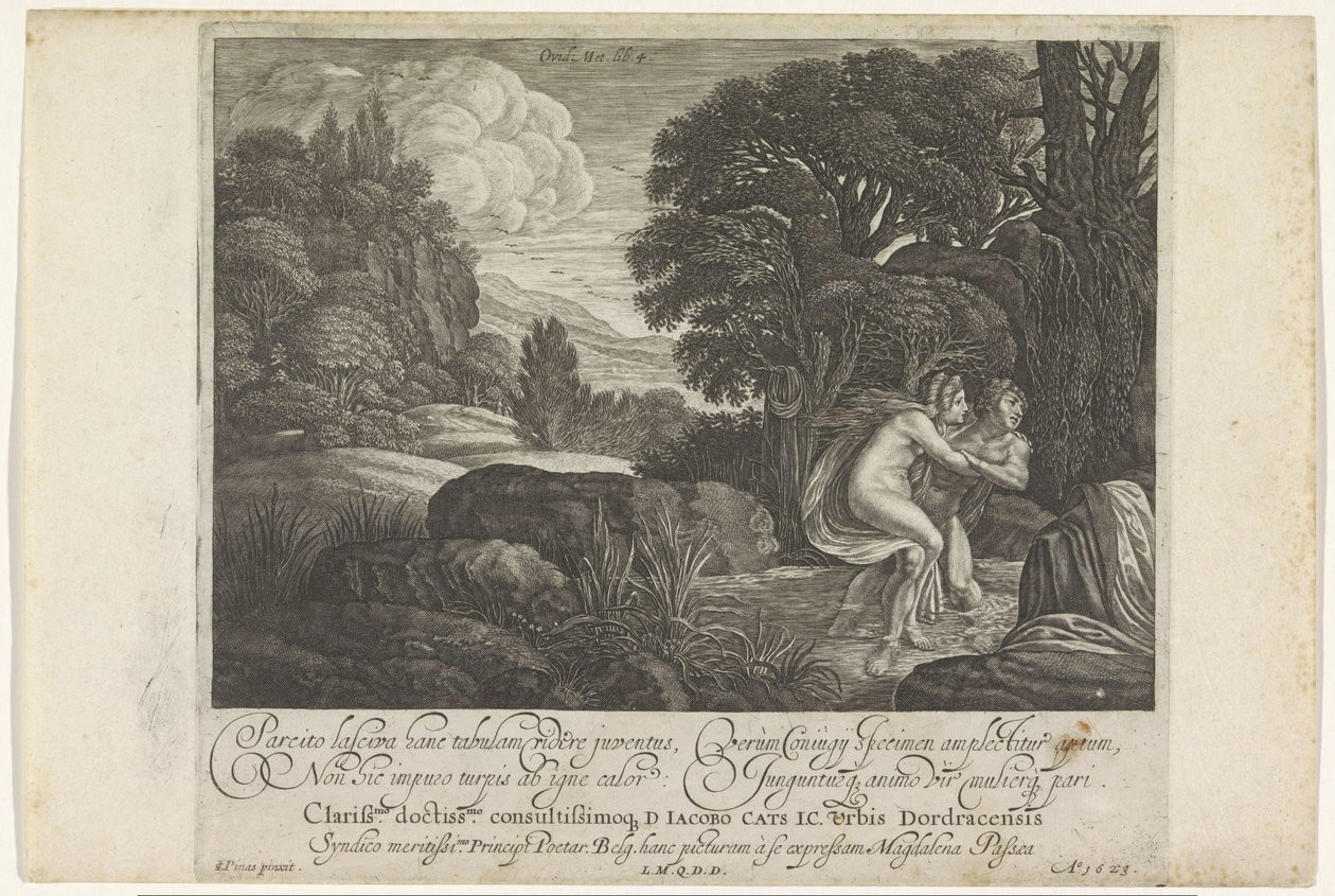 Salmacis und Hermaphroditus von Magdalena van de Passe