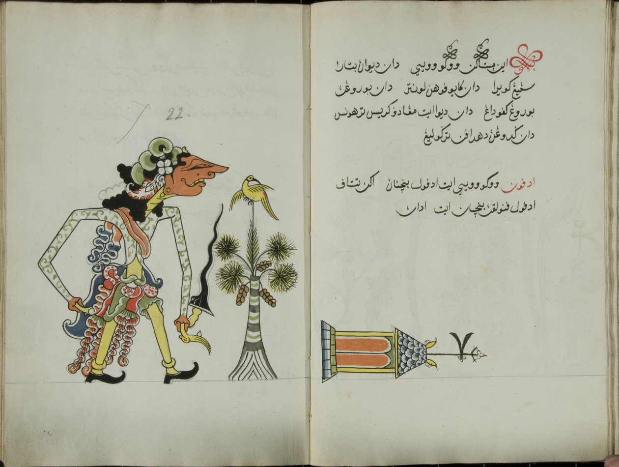 Wukon Jawa, MS 41 p.44, Bild 22, 1830 von Malay Malay
