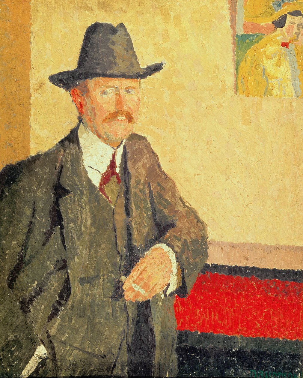 Porträt von Charles Ginner, ca. 1911 von Malcolm Drummond