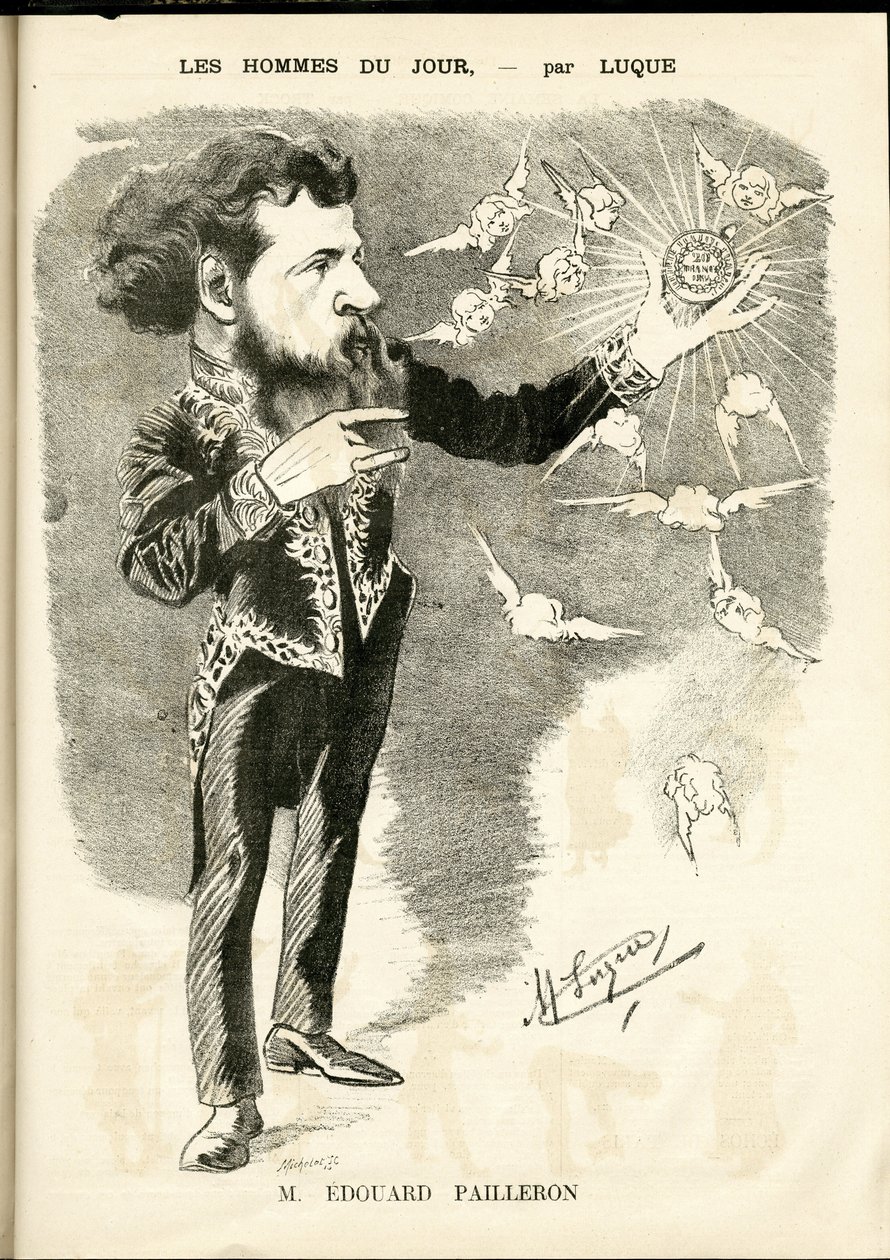 Illustration von Manuel Luque (1854-1919) in La Caricature (1880) von Manuel Luque