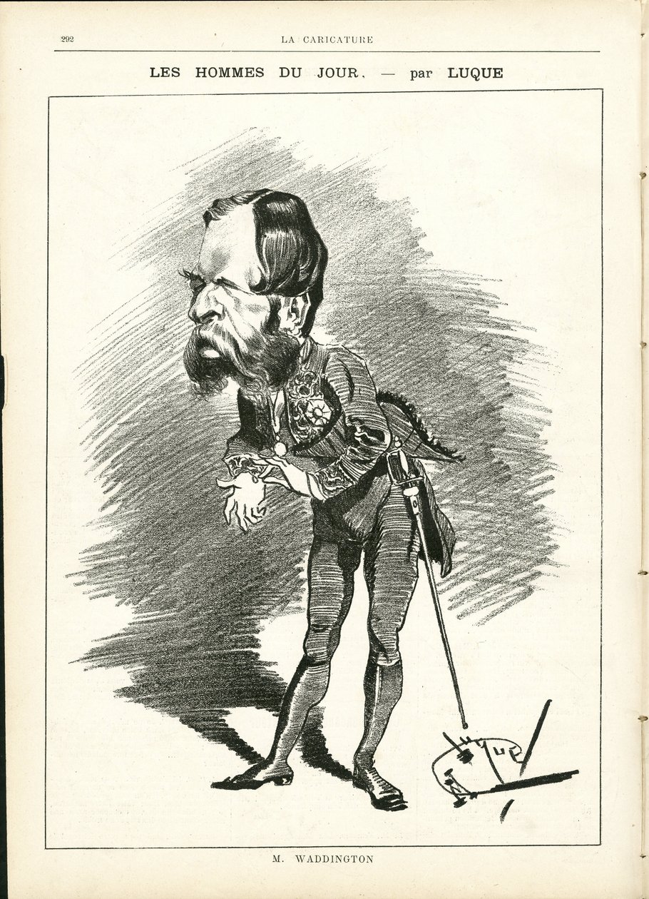 Illustration von Manuel Luque (1854-1919) in La Caricature (1880) von Manuel Luque