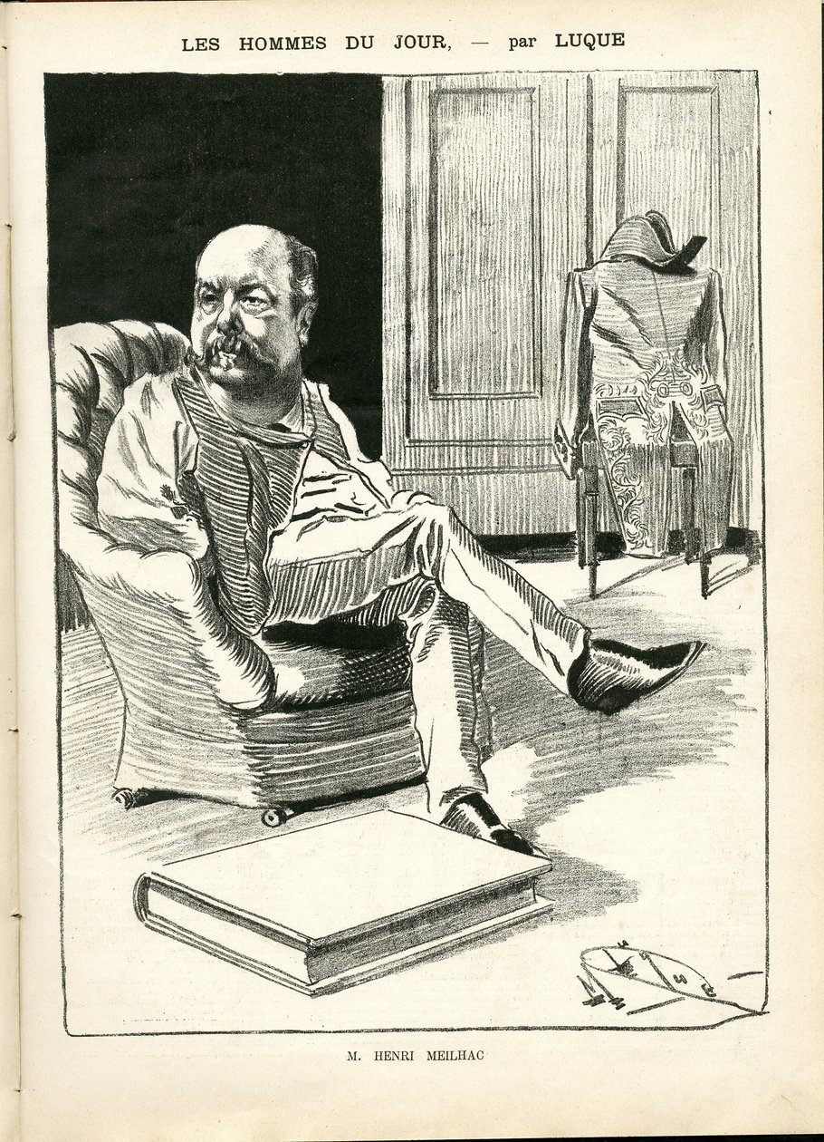 Illustration von Manuel Luque (1854-1919) in La Caricature (1880) von Manuel Luque