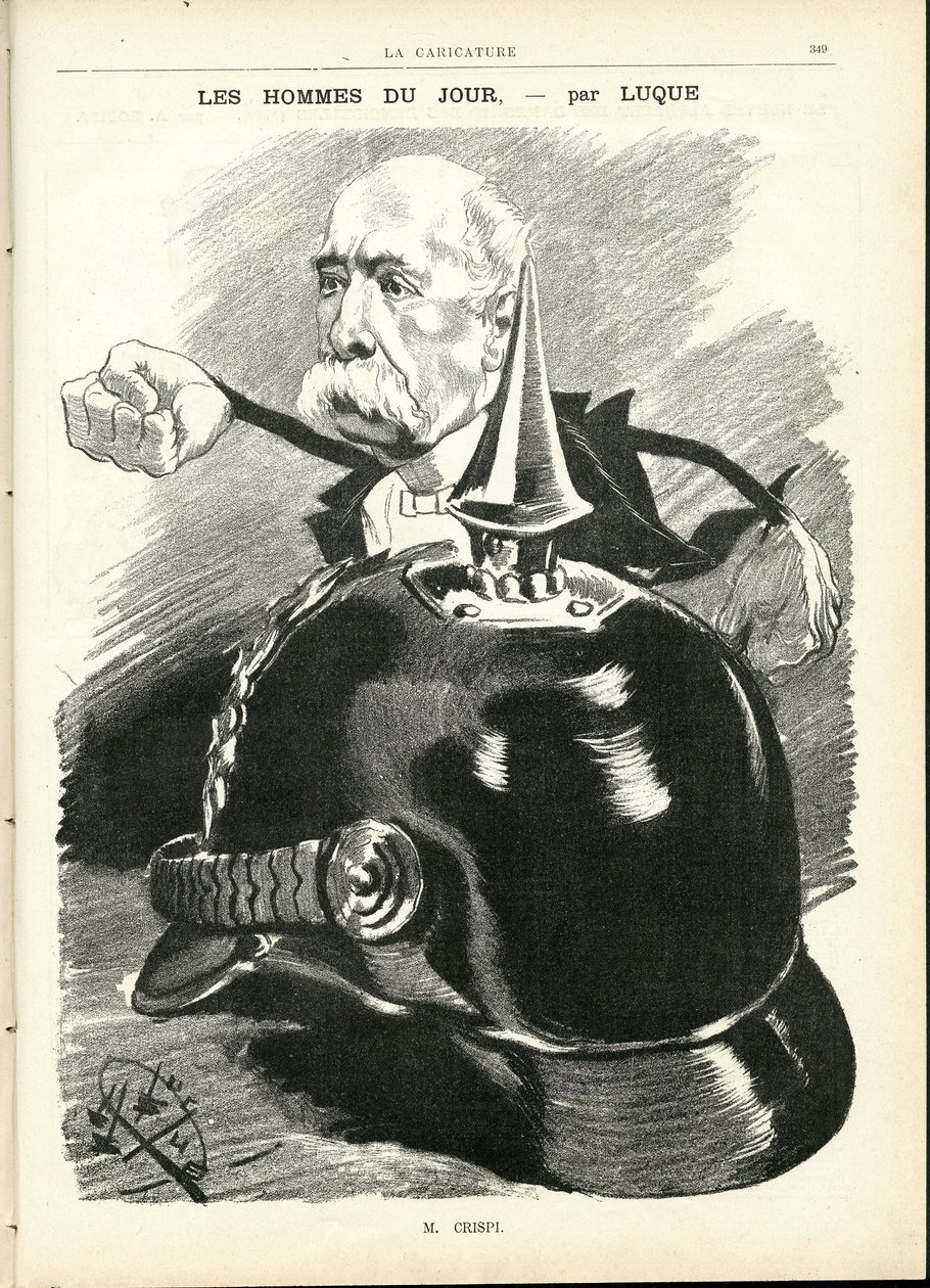 Illustration von Manuel Luque (1854-1919) in La Caricature (1880) von Manuel Luque
