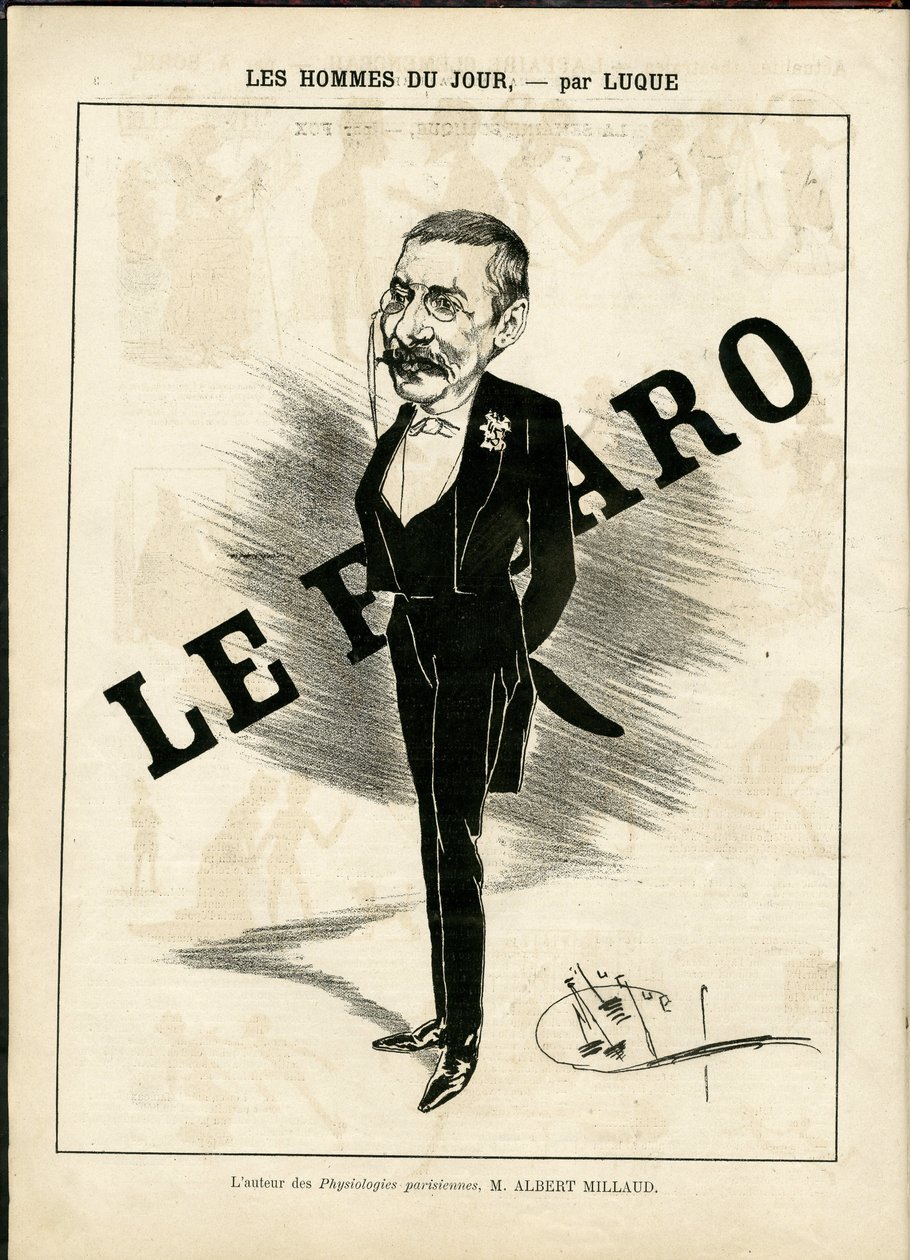 Illustration von Manuel Luque (1854-1919) in La Caricature (1880) von Manuel Luque