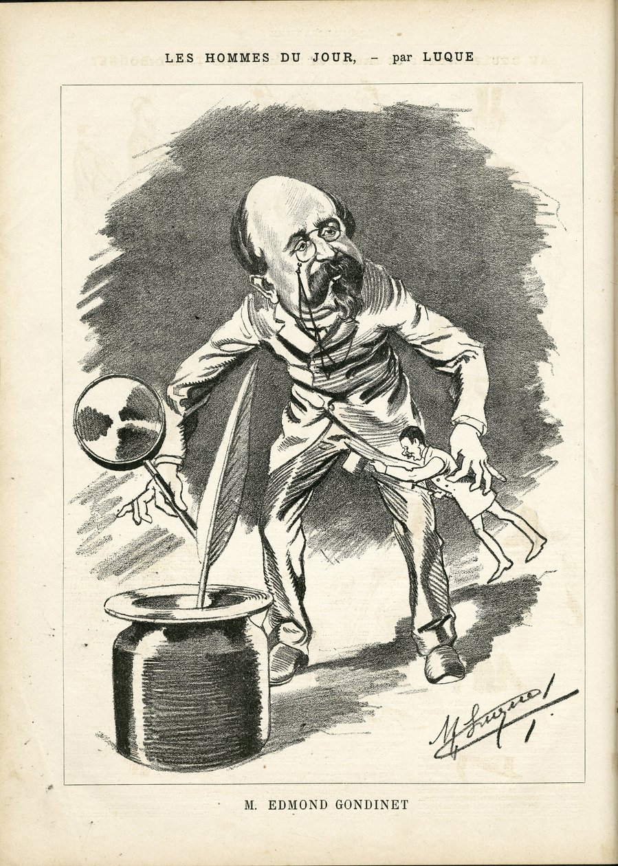 Illustration von Manuel Luque (1854-1919) in La Caricature (1880) von Manuel Luque