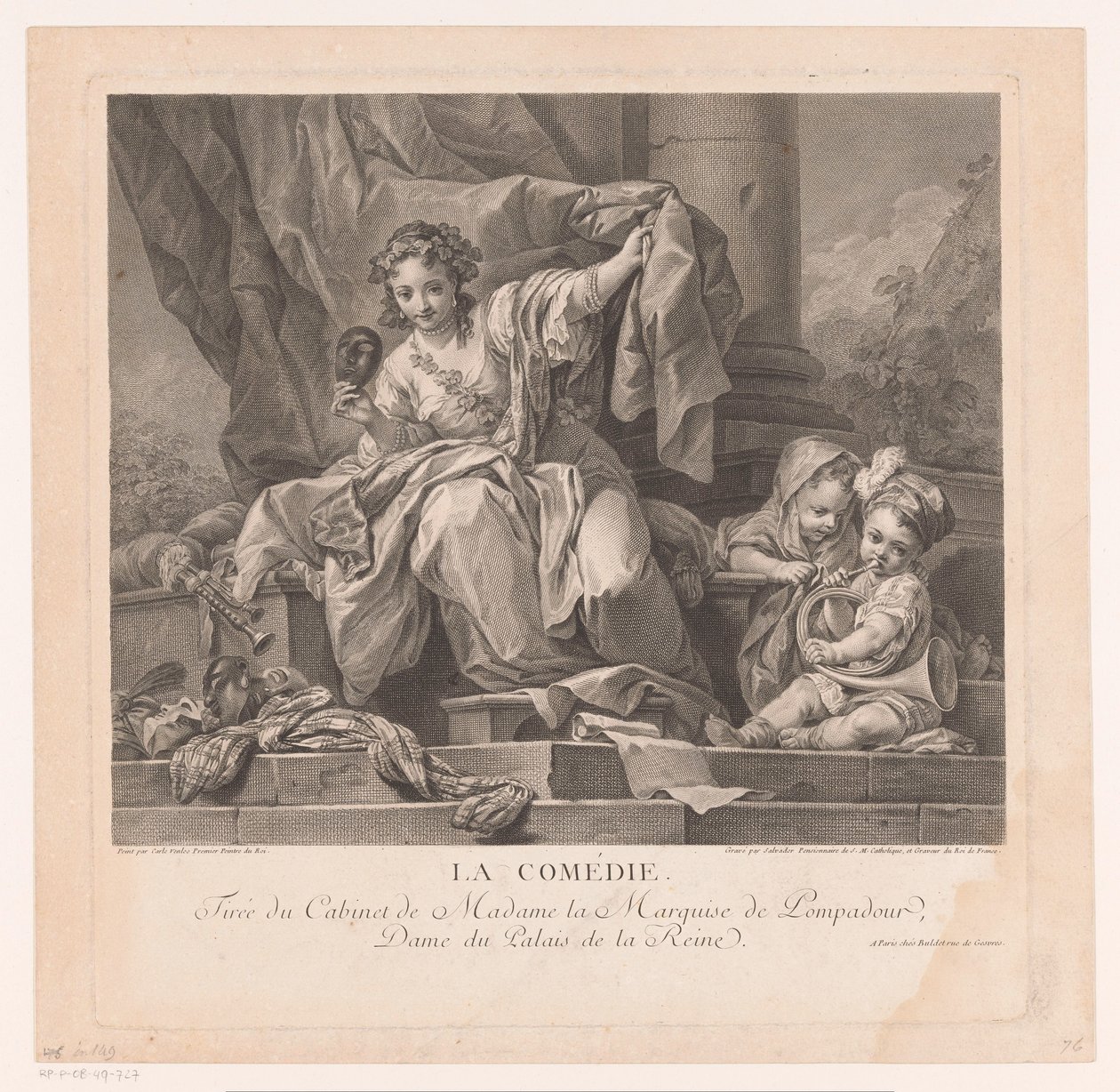 Allegorie auf die Komödie von Manuel Salvador Carmona