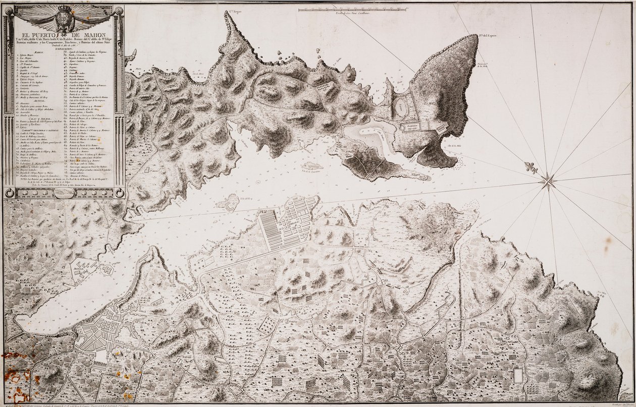 Der Hafen von Mahon und Umgebung, von Cala Murte bis Cala Rafalet von Manuel Salvador Carmona