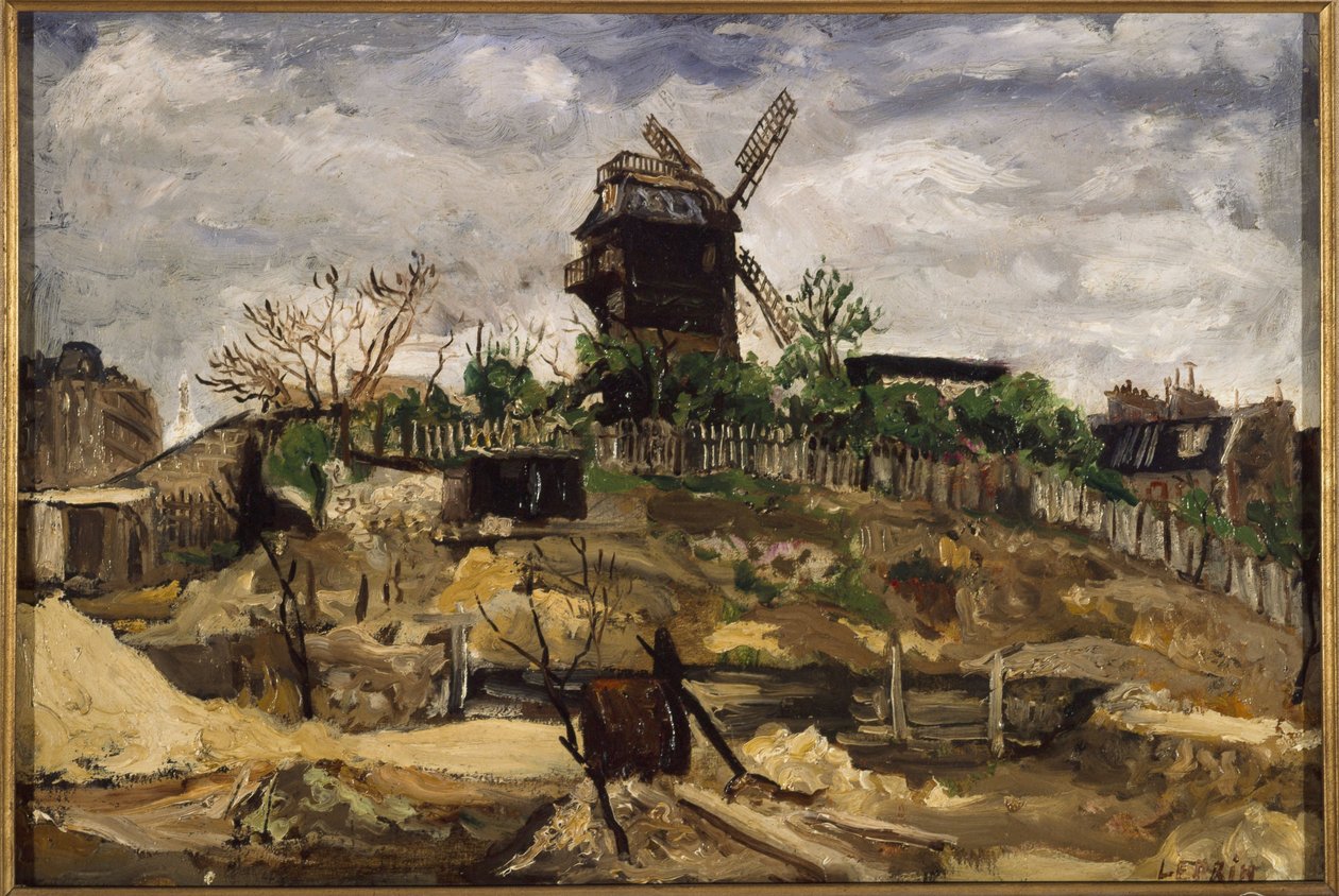 Le moulin de la Galette, um 1920 von Marcel Leprin