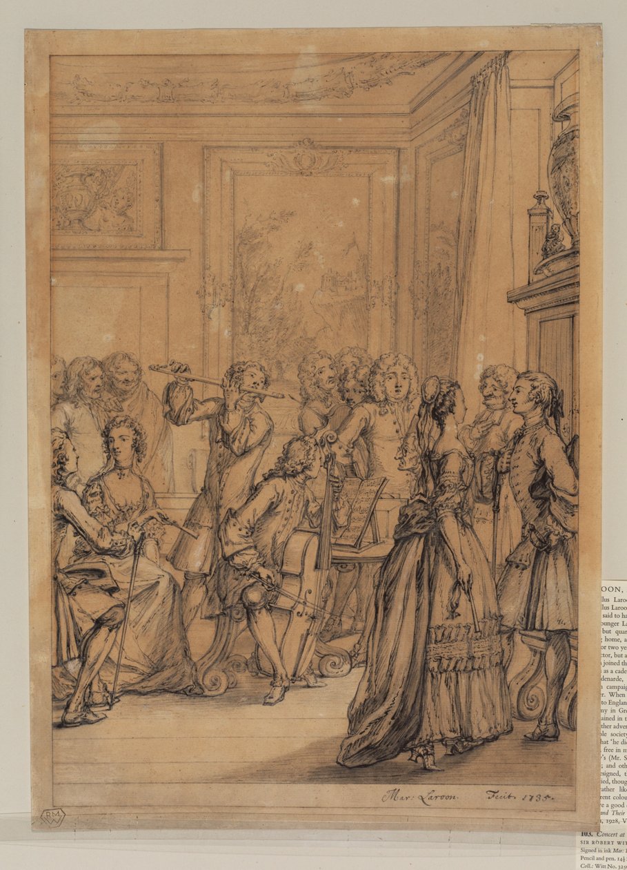 Konzert im Montagu House von Marcellus the Elder Laroon