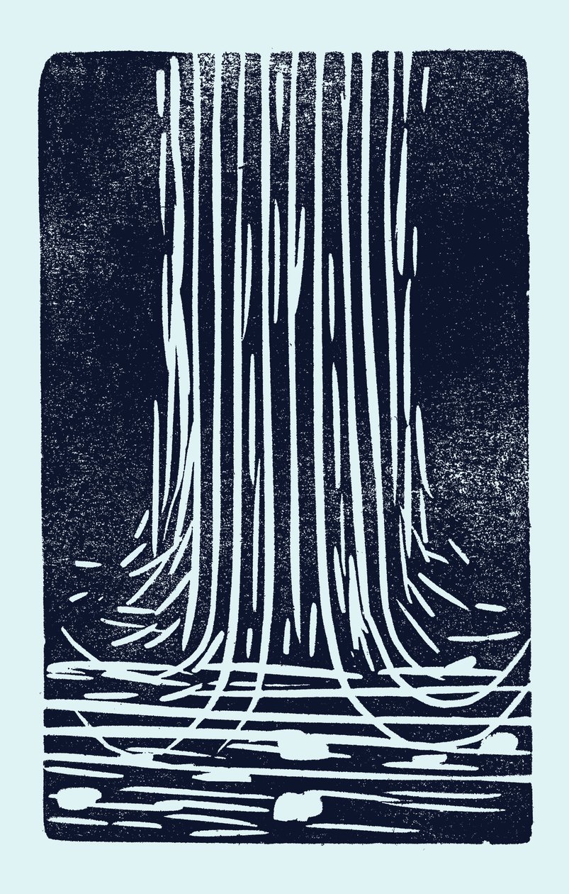 Wasserfall, 2014 von Marco Campedelli
