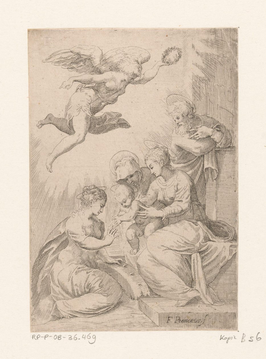 Mystische Hochzeit der heiligen Katharina von Marco dell