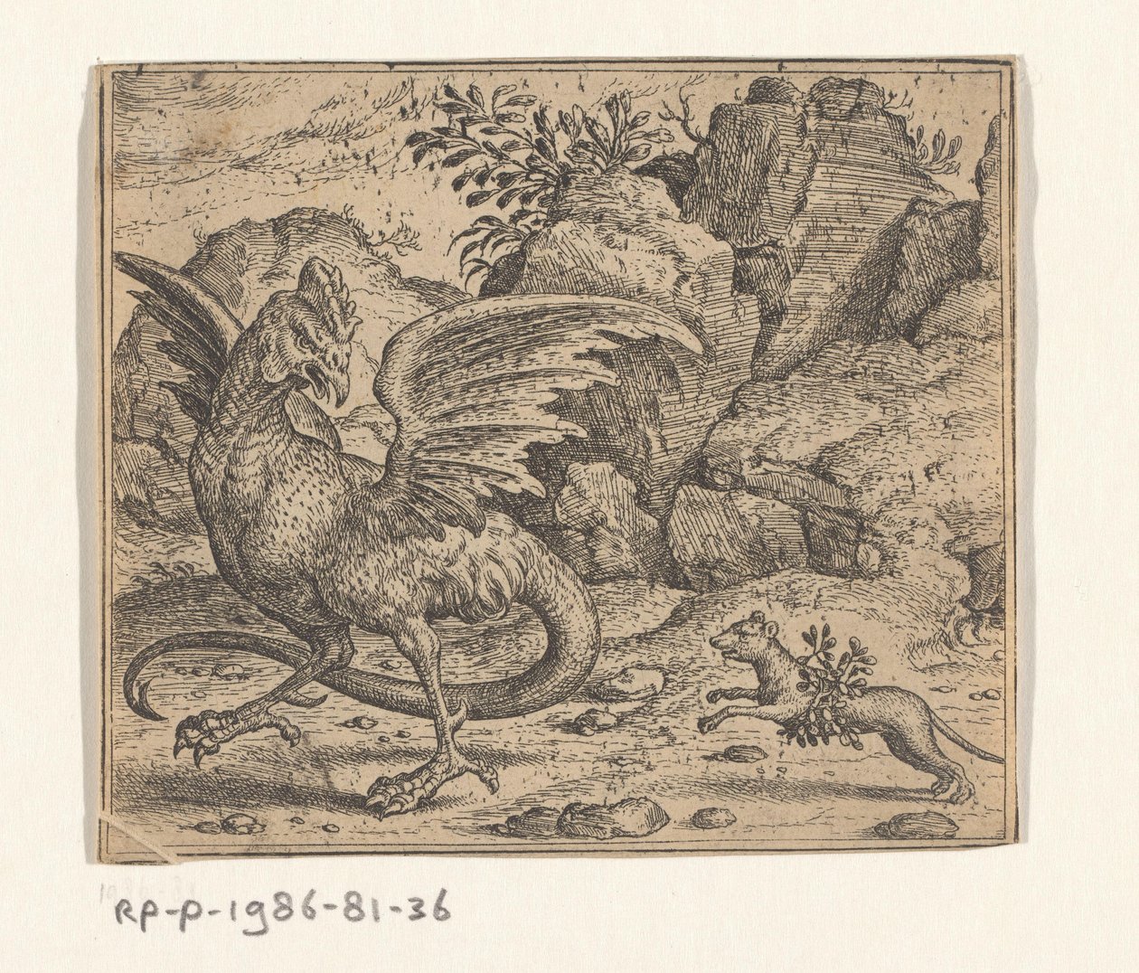 Fabel vom Basilisken und dem Wiesel von Marcus Gheeraerts (I)