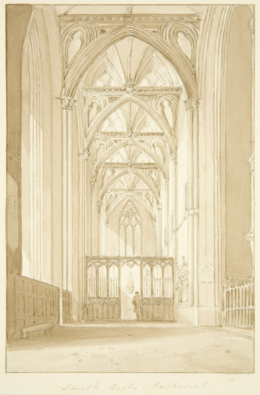Südliches Seitenschiff der Kathedrale von Bristol von Marcus H. Homes
