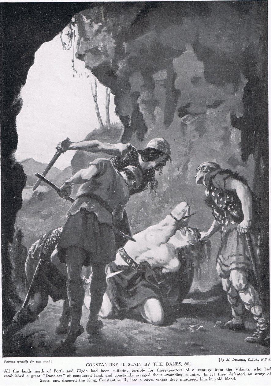Konstantin II. von Dänen getötet, 881 n. Chr. von Margaret Dovaston