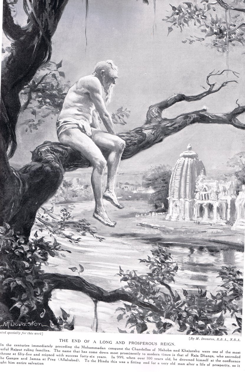 Das Ende einer langen und erfolgreichen Herrschaft, Illustration aus 