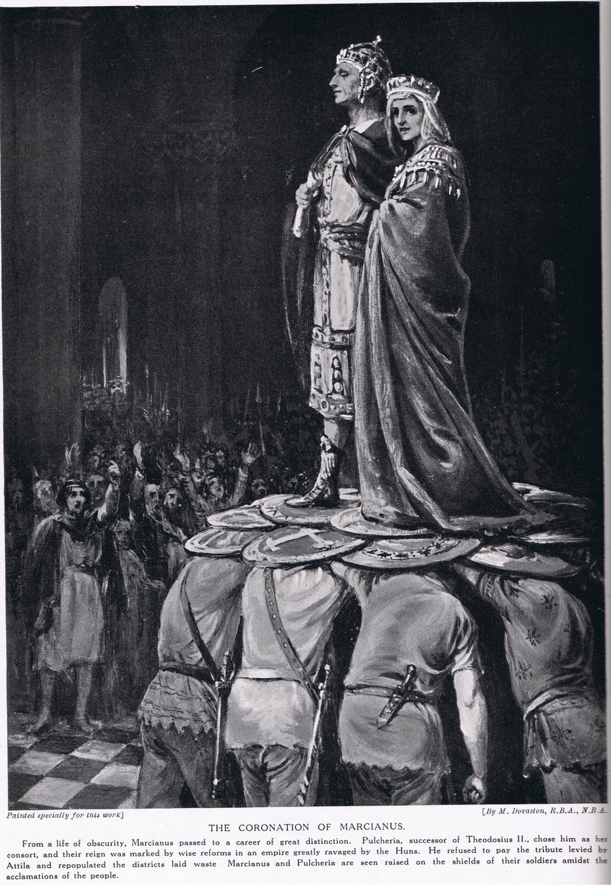 Die Krönung von Marcianus von Margaret Dovaston