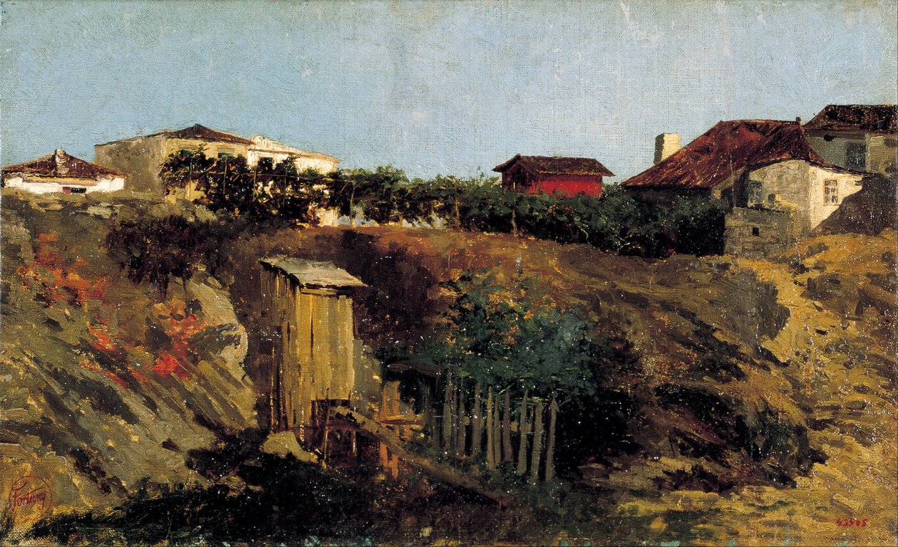 Landschaft von Portici von Marià Fortuny Marsal