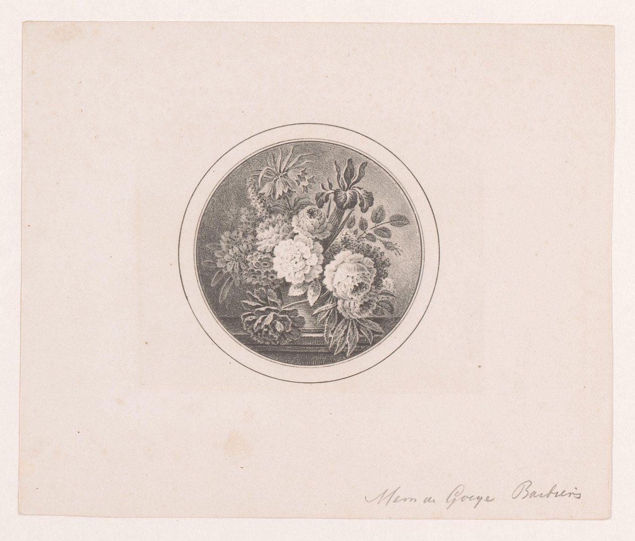 Blumen in einer Vase von Maria Geertruida de Goeje Barbiers (attributed to)