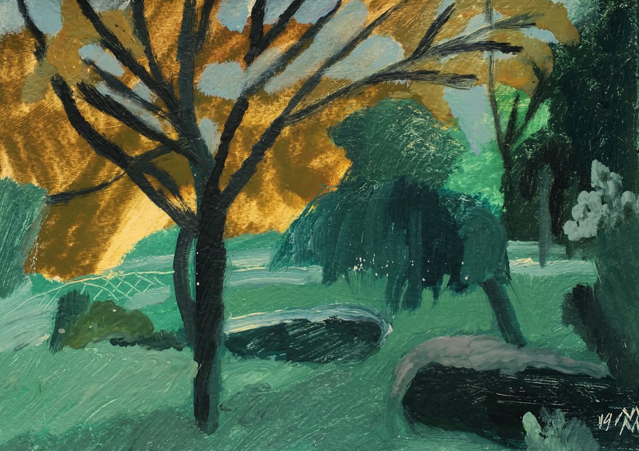 Im Trocadéro-Garten von Maria Magenta