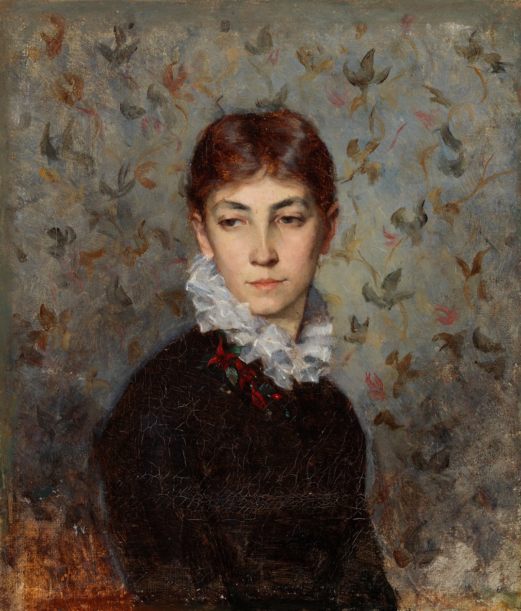 Porträt der Schwester des Künstlers, Miss Hilda Wiik von Maria Wiik