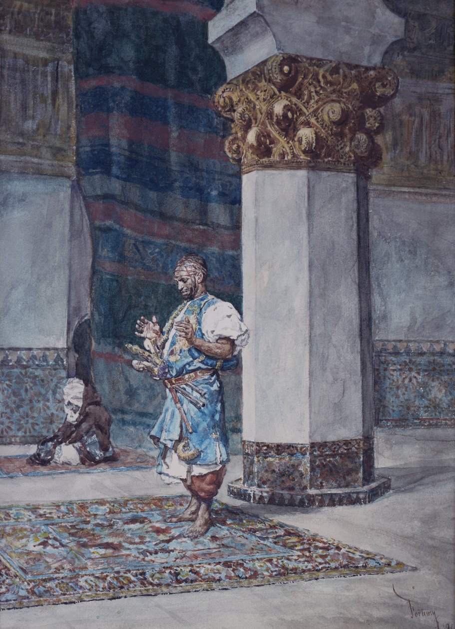 Ein Kaufmann, der in einer Moschee betet von Mariano Fortuny y Marsal