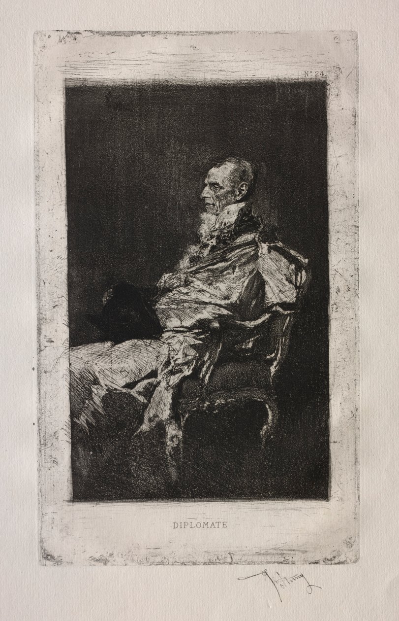 Diplomat von Mariano Fortuny y Marsal