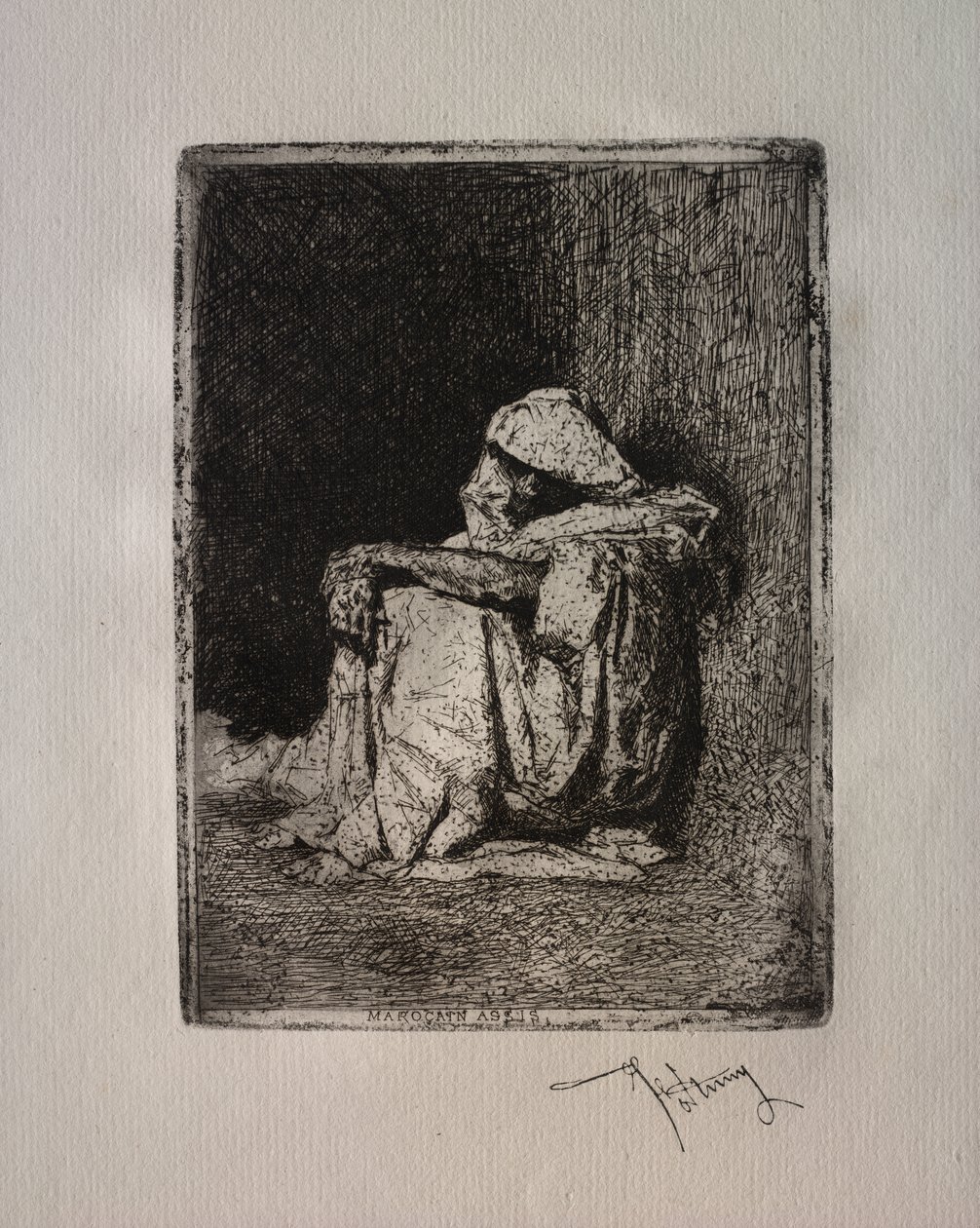 Sitzender Araber von Mariano Fortuny y Marsal