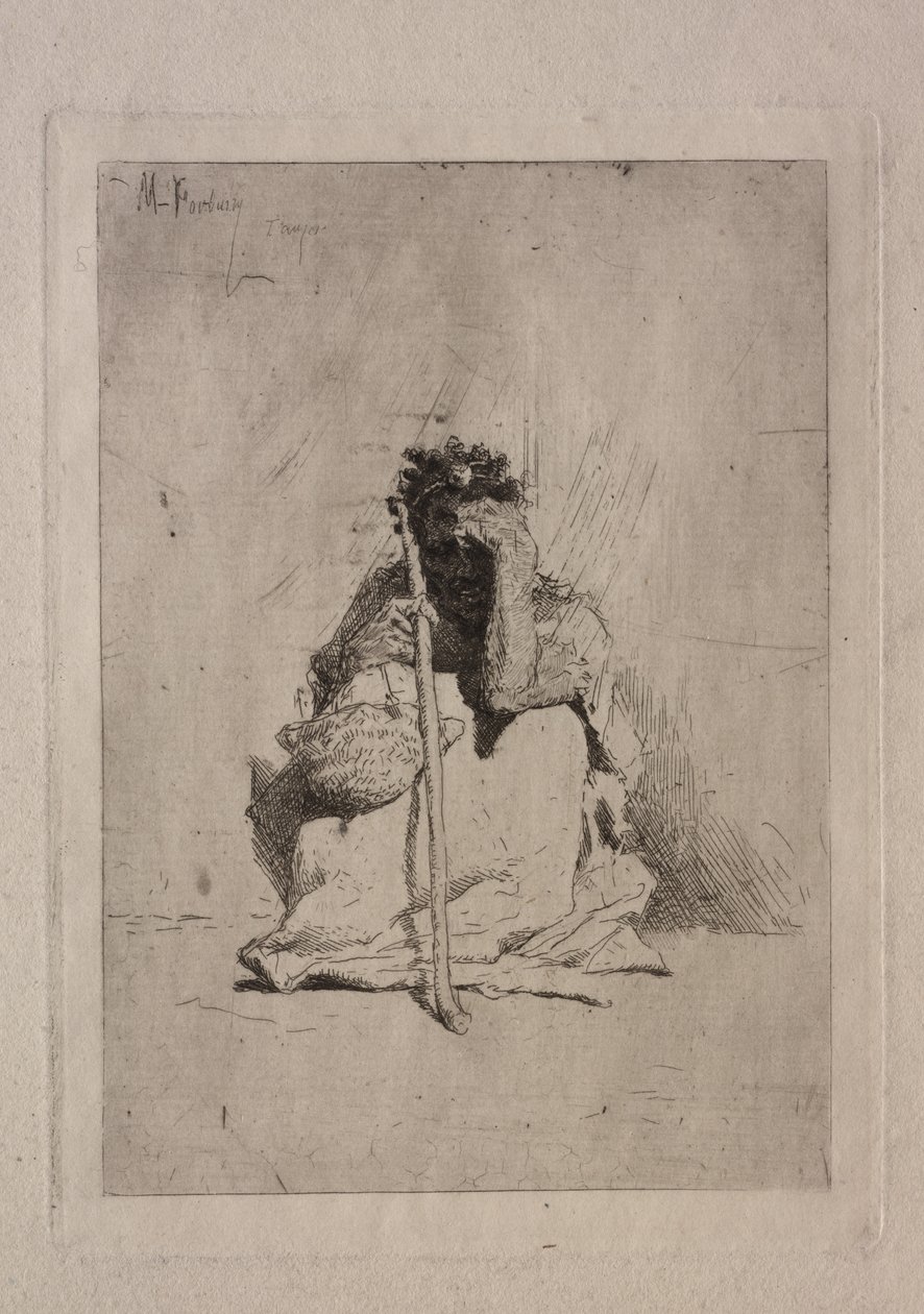 Sitzender Bettler von Mariano José María Bernardo Fortuny y Carbó